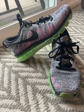 Nike multi colored Flyknit AirMax - wmns 9